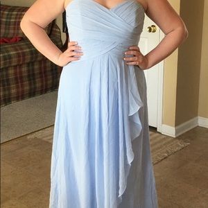 Ice blue prom dress